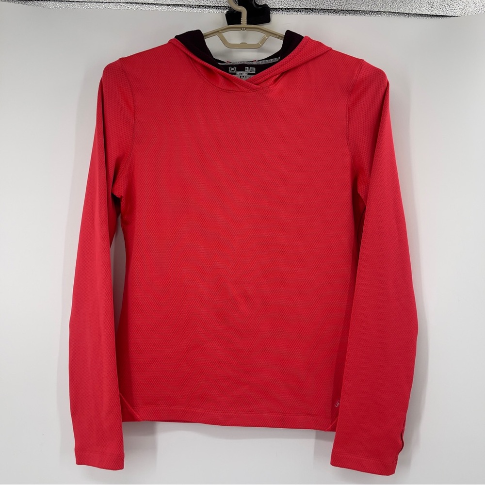 Under Armour Womens Fitted Coldgear Pullover Training Hoodie #1232471